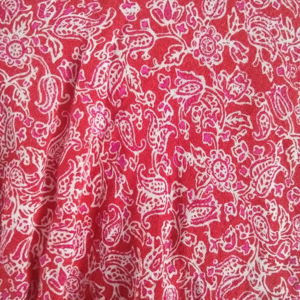 Red Patterned Dress - Picture 3 of 6